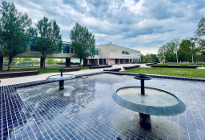 A photo of a fountain in Turku